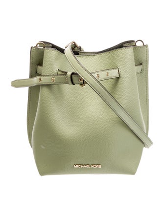 Michael Kors Leather Bucket Bag