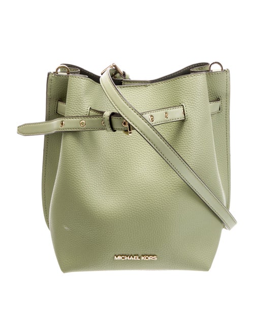 Michael Kors Leather Bucket Bag