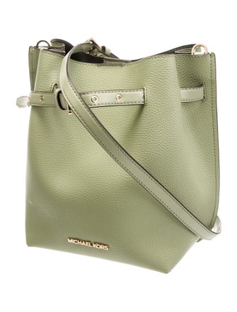 Michael Kors Leather Bucket Bag