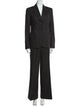 Michael Kors Virgin Wool Striped Pantsuit