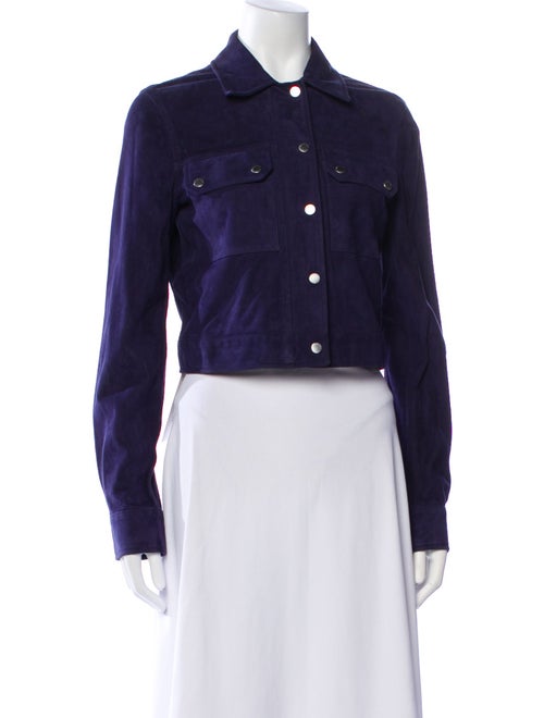 Michael Kors Lambskin Denim Jacket