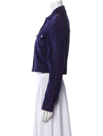 Michael Kors Lambskin Denim Jacket