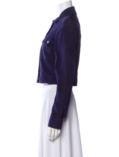 Michael Kors Lambskin Denim Jacket