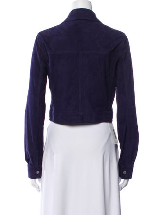 Michael Kors Lambskin Denim Jacket