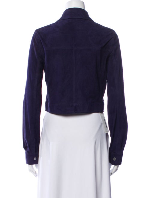 Michael Kors Lambskin Denim Jacket