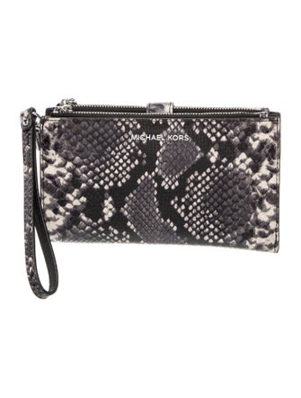 Michael Kors Embossed Leather Clutch