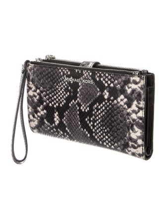 Michael Kors Embossed Leather Clutch