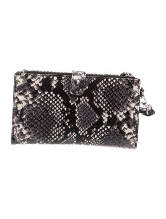 Michael Kors Embossed Leather Clutch