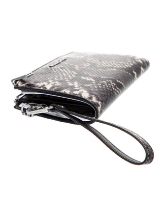 Michael Kors Embossed Leather Clutch