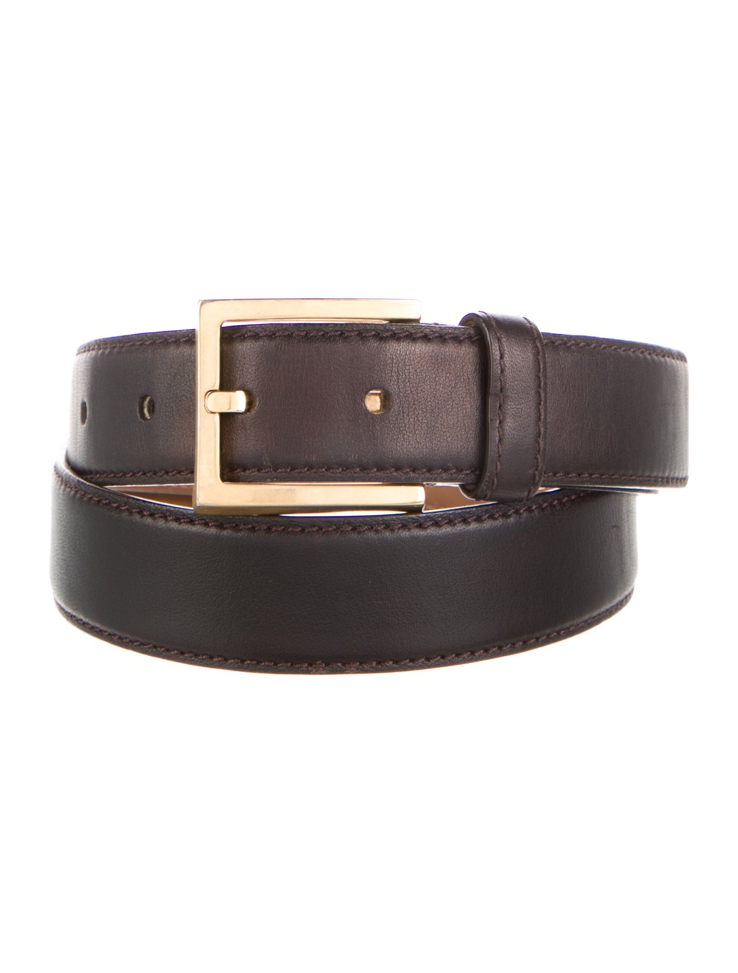 Michael Kors Skinny Leather Waist Belt
