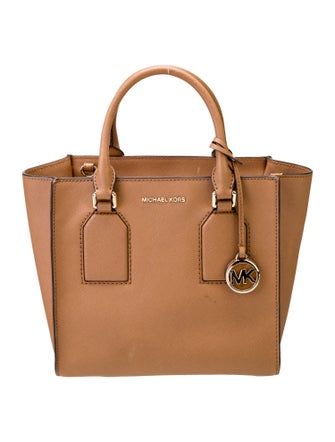 Michael Michael Kors Saffiano Leather Top Handle Bag