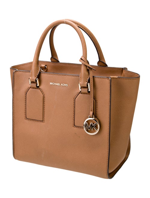 Michael Michael Kors Saffiano Leather Top Handle Bag