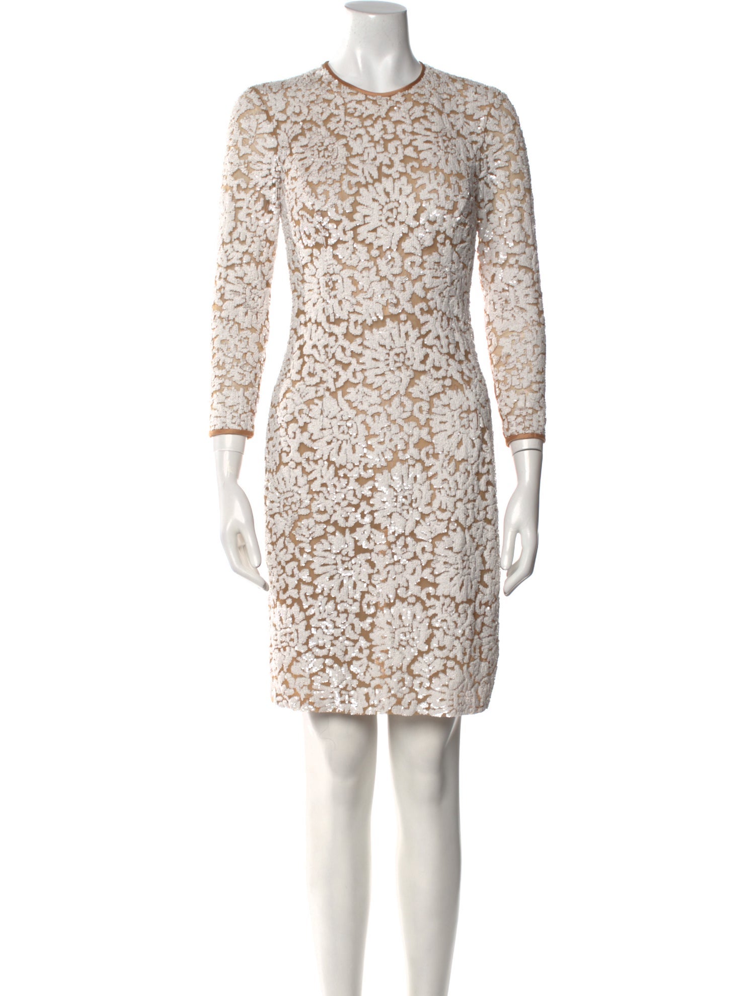 Michael Kors Lace Pattern Mini Dress