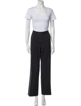 Michael Kors Virgin Wool Printed Pantsuit