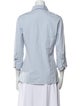 Michael Kors Three-Quarter Sleeve Button-Up Top