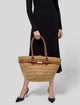 Michael Kors Raffia Top Handle Bag