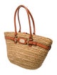Michael Kors Raffia Top Handle Bag