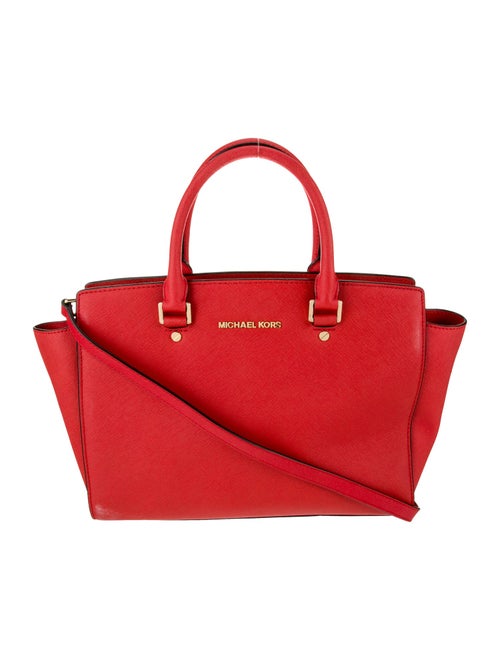 Michael Kors Saffiano Leather Top Handle Bag