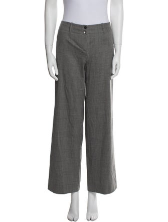 Michael Kors Virgin Wool Wide Leg Pants
