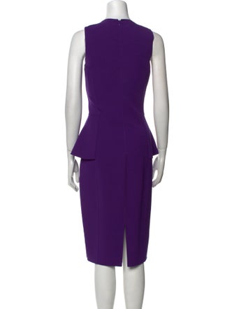 Michael Kors Virgin Wool Midi Length Dress