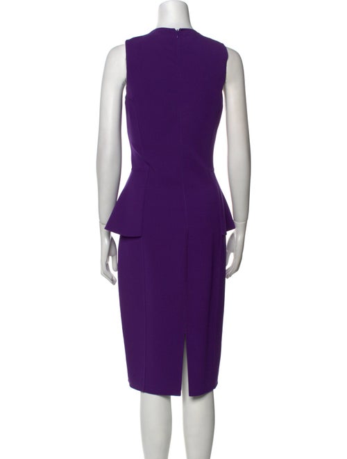 Michael Kors Virgin Wool Midi Length Dress