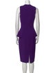 Michael Kors Virgin Wool Midi Length Dress