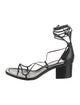 Michael Kors Leather Gladiator Sandals
