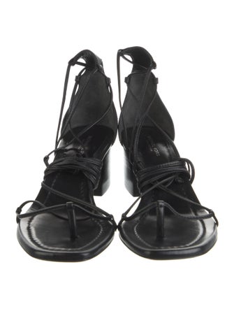 Michael Kors Leather Gladiator Sandals