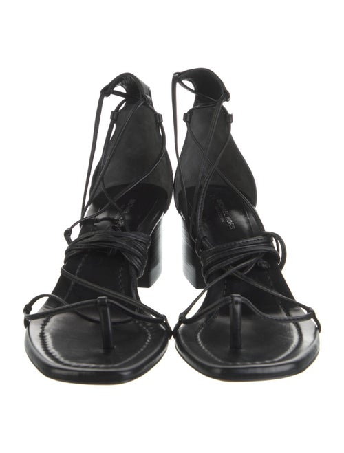 Michael Kors Leather Gladiator Sandals