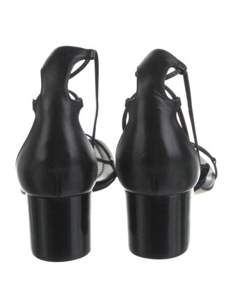 Michael Kors Leather Gladiator Sandals