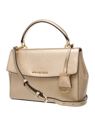 Michael Kors Saffiano Leather Top Handle Bag