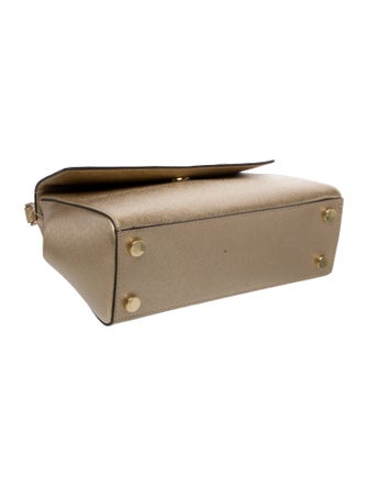 Michael Kors Saffiano Leather Top Handle Bag