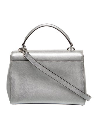 Michael Kors Saffiano Leather Top Handle Bag