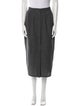 Michael Kors Wool Midi Length Skirt