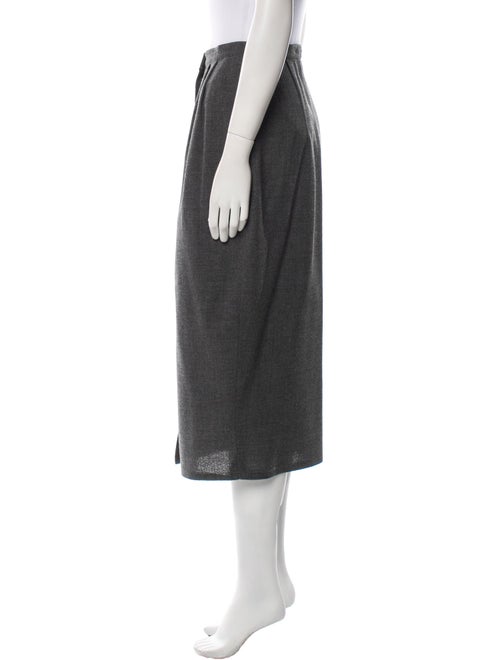 Michael Kors Wool Midi Length Skirt