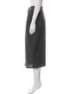 Michael Kors Wool Midi Length Skirt