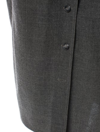 Michael Kors Wool Midi Length Skirt