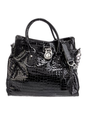 Michael Kors Embossed Leather Shoulder Bag