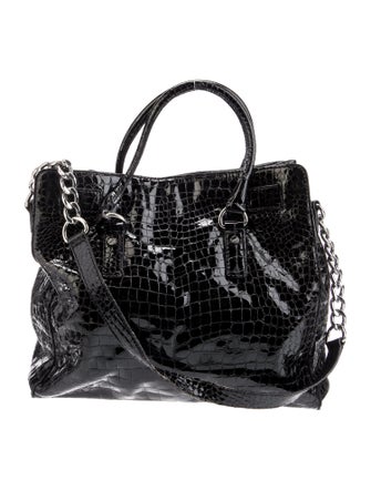 Michael Kors Embossed Leather Shoulder Bag