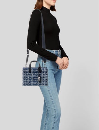 Michael Kors Denim Top Handle Bag