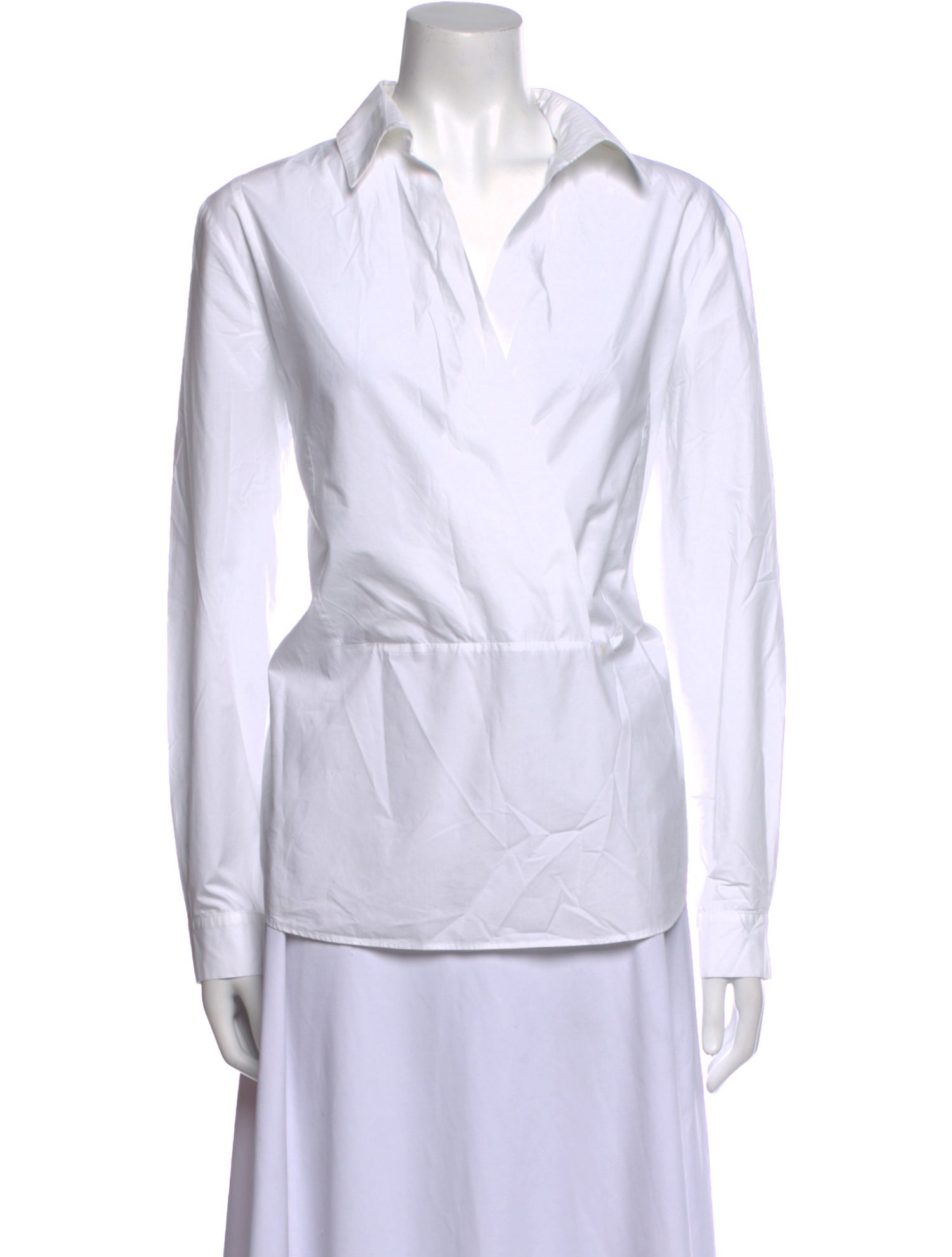 Michael Kors Long Sleeve Button-Up Top