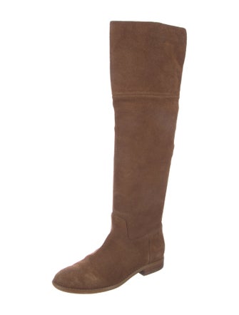 Michael Kors Suede Riding Boots