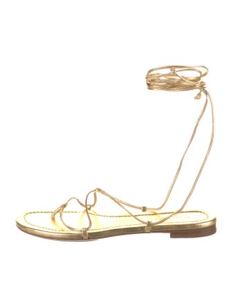 Michael Kors Leather Gladiator Sandals