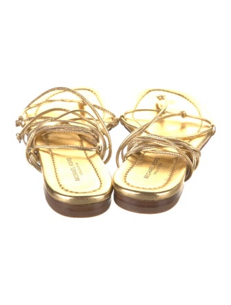 Michael Kors Leather Gladiator Sandals