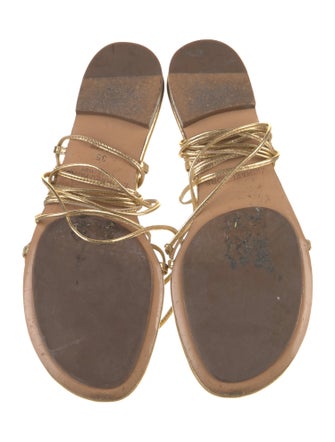 Michael Kors Leather Gladiator Sandals