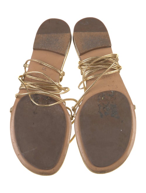 Michael Kors Leather Gladiator Sandals