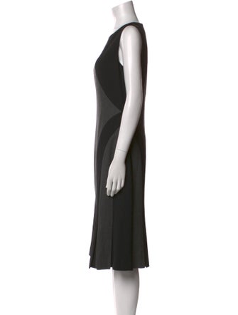 Michael Kors Virgin Wool Midi Length Dress