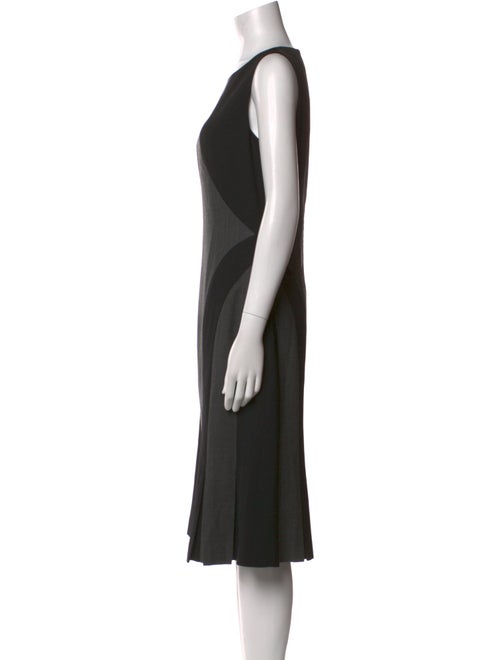 Michael Kors Virgin Wool Midi Length Dress