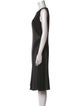 Michael Kors Virgin Wool Midi Length Dress
