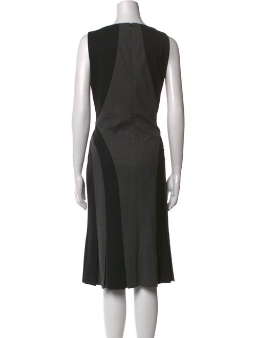 Michael Kors Virgin Wool Midi Length Dress